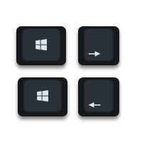 Resultado de imagem para window arrow key